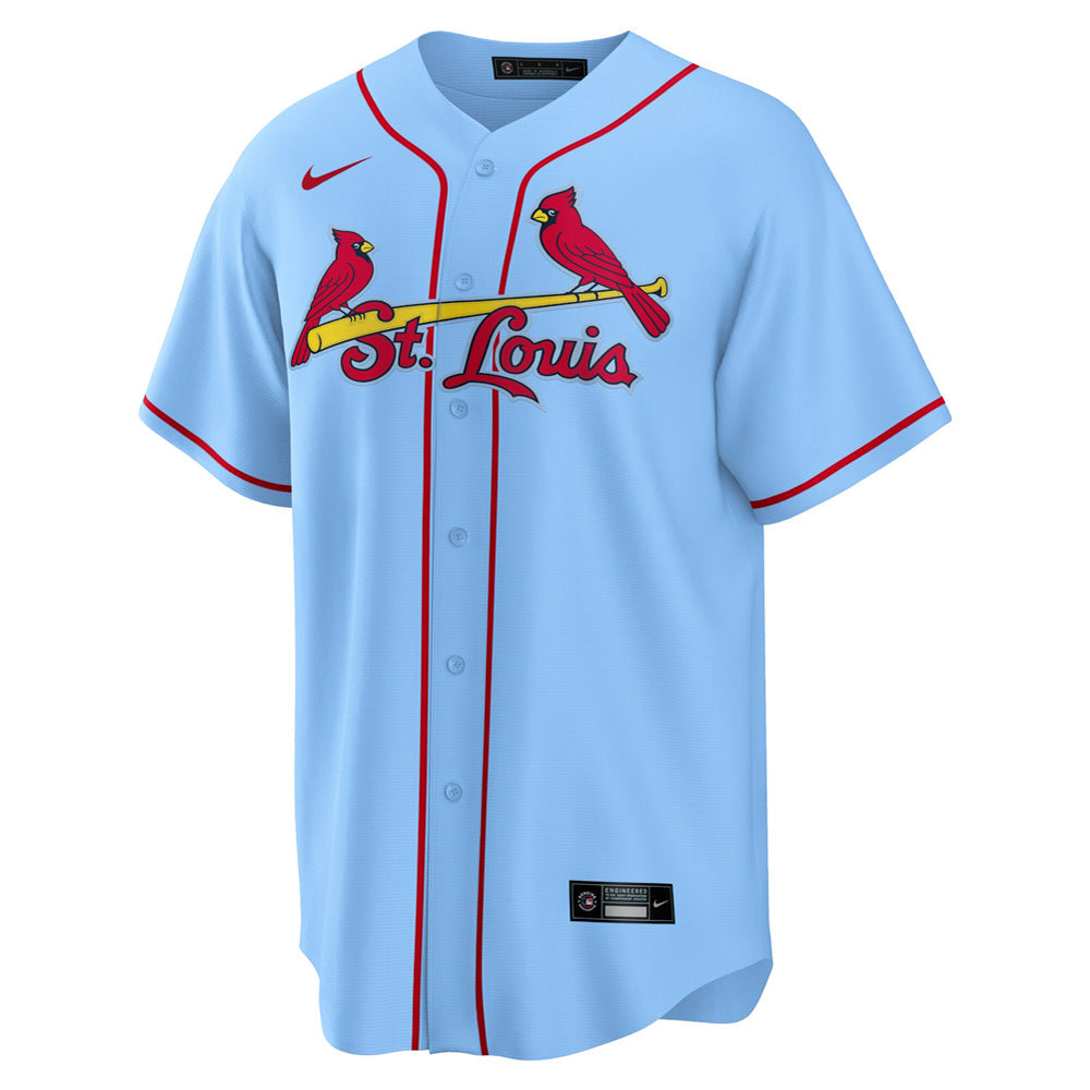 Men's St. Louis Cardinals Nolan Arenado Alternate Official Player Jersey - Light Blue